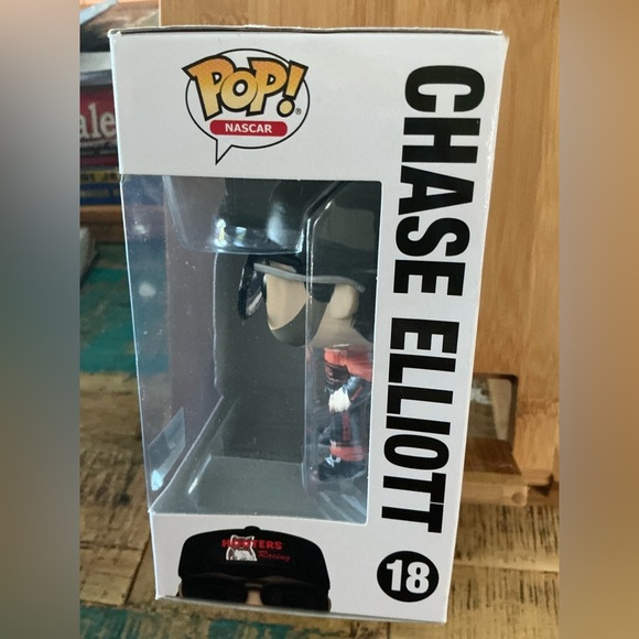 Funko Pop Chase Elliott in Black and Orange Racing Gear - Picture 2 of 4